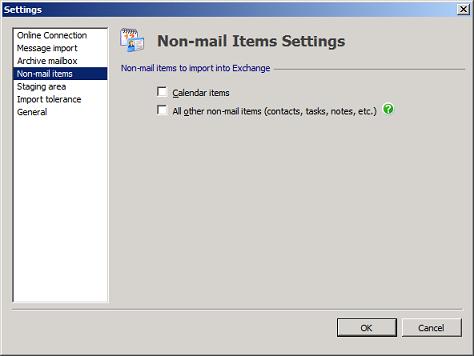 PST Capture Non-mail Items