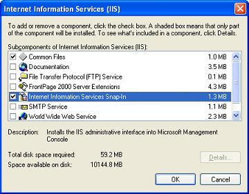 IIS Snap-In Installation