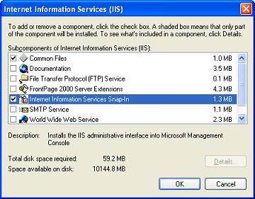 IIS Snap-In Installation