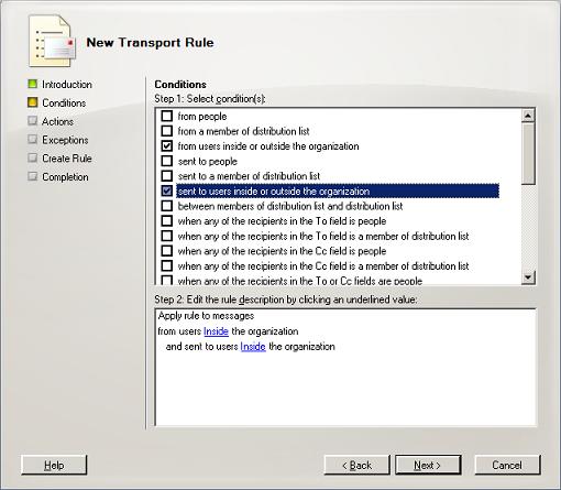 Rule Conditions