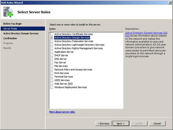 Active Directory Domain Services