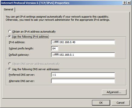 IPv6 Configuration