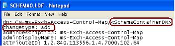 FIGURE B.9 - Contents of SCHEMA0.LDF file