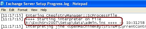 Registration of EXCLUADM.DLL with System Manager