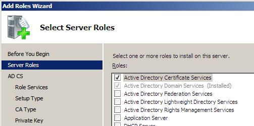Server Roles