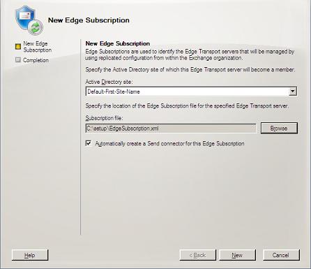 Edge Subscription Wizard