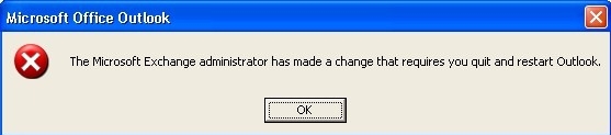 Restart Outlook