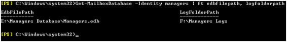 Get-MailboxDatabase
