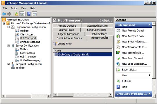 Exchange Management Console