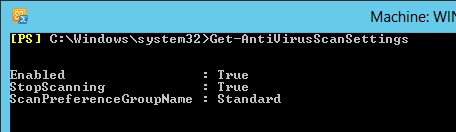 Get-AntiVirusScanSettings